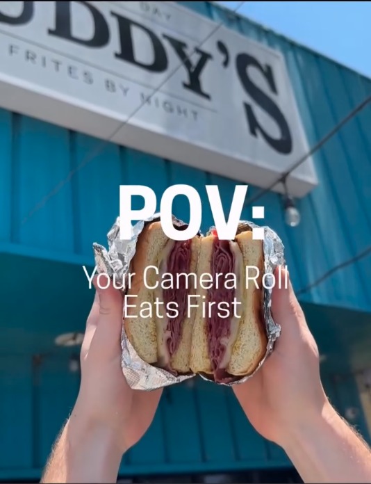 POV: your camera roll eats first.
