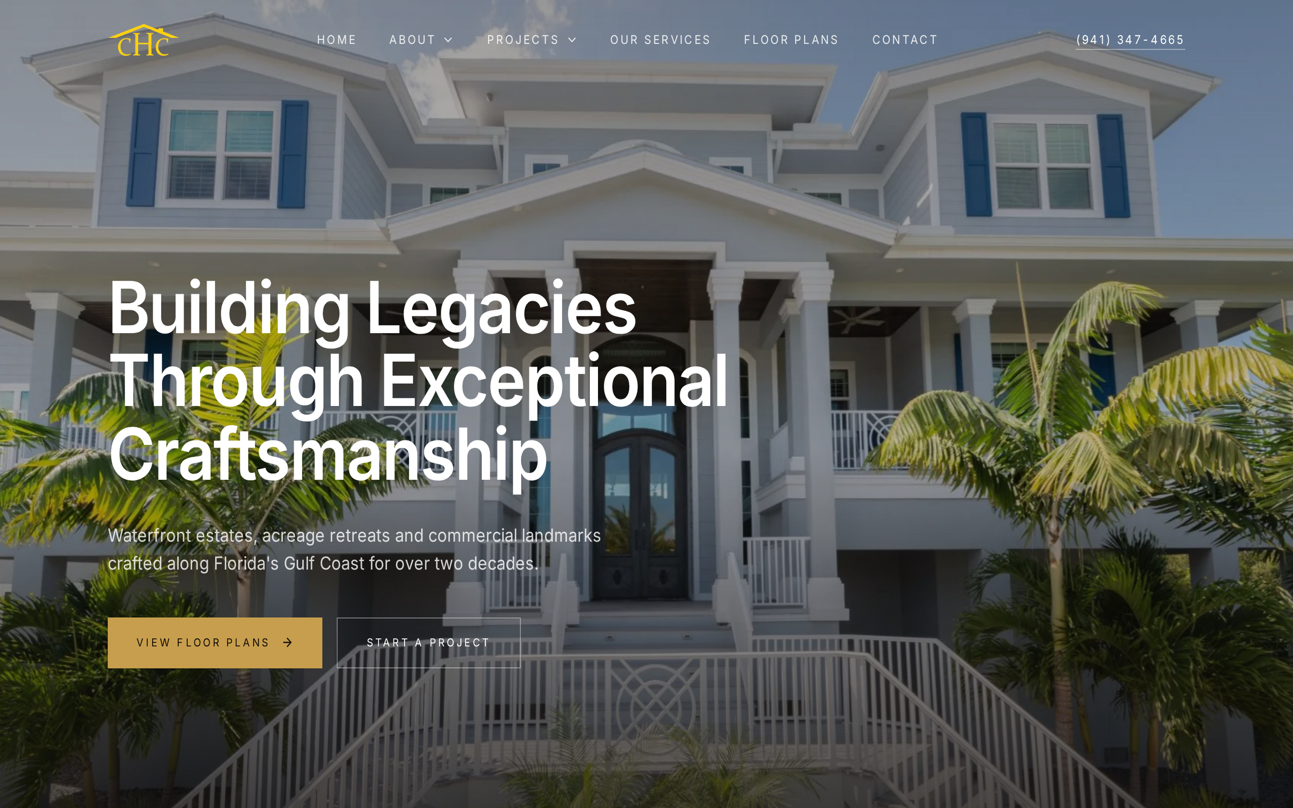 Charlotte Harbor Construction Website